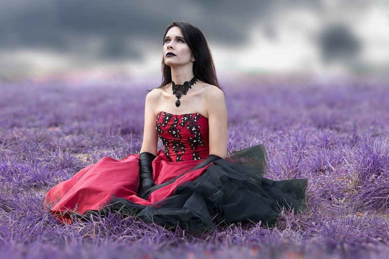 Gothic Aesthetics Wedding Outfit